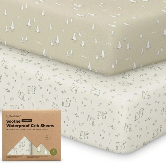 Amazon Tan and Cream Fitted Sheets Soft Bedding - Picture 1 of 2